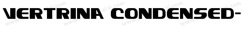 Vertrina Condensed字体转换